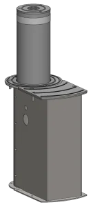 Illustration de la borne rétractable hydroélectrique automatique HE 600