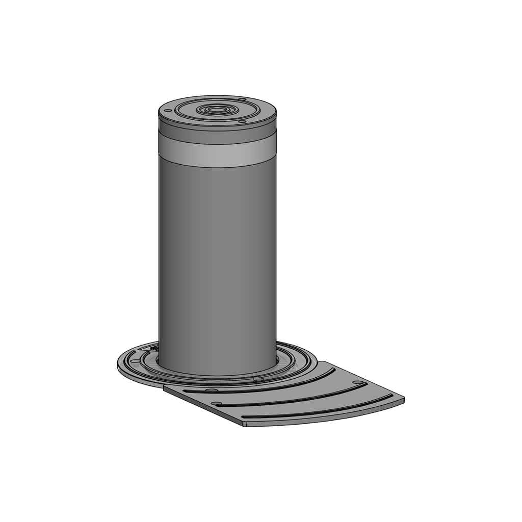 Image représentant une borne escamotable automatique de contrôle d'accès tout-en-un hydroélectrique